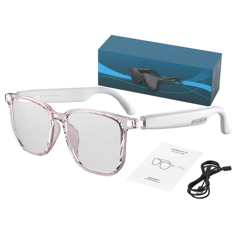 HY-C8 Smart Glasses AI Intelligent Translation Wireless Bluetooth Glasses Real-Time Simultaneous Interpretation Headset