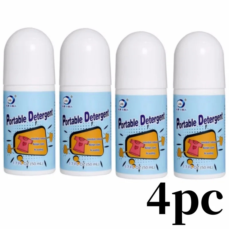 50Ml Clothing Stain Removal Rolling Bead Portable Washing-Free Emergency Fast Clear Cleaner for Small Greasy Filth on T-Shirt