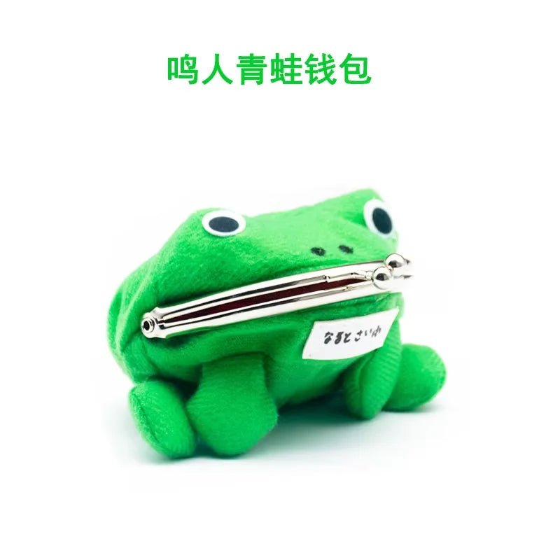 Anime Naruto Frog Wallet Coin Purse Key Chain Cute Novelty Adorable Cartoon Cosplay Figure Children Bag Accessories
