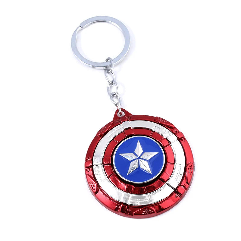 Thor Hammer Metal Keychain Movie Jewelry Key Ring Cosplay Prop Key Holder for Fans Bag Ornament Car Pendant Gift
