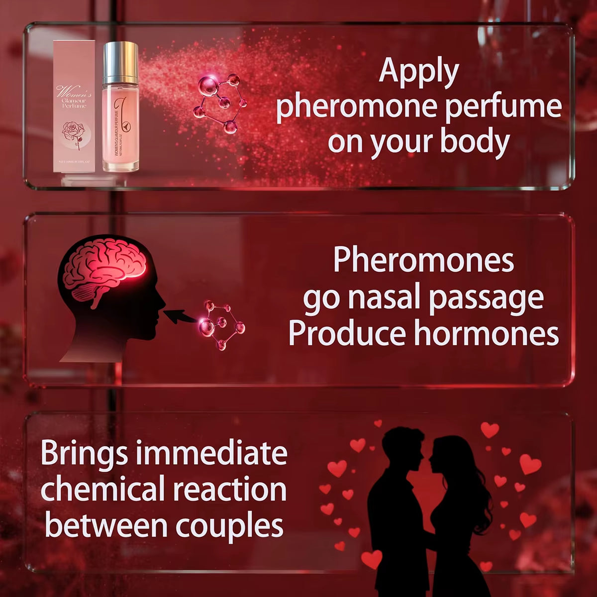 Women'S Pheromone Perfume Long-Lasting Fragrance Emit a Charming Aroma Attract the opposite Sex Portable Spray