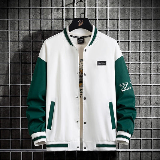 10XL plus Size Baseball Jacket Men Fashion Casual Patchwork Jacket Coat Male Varsity Jacket Coat Vêtement Homme