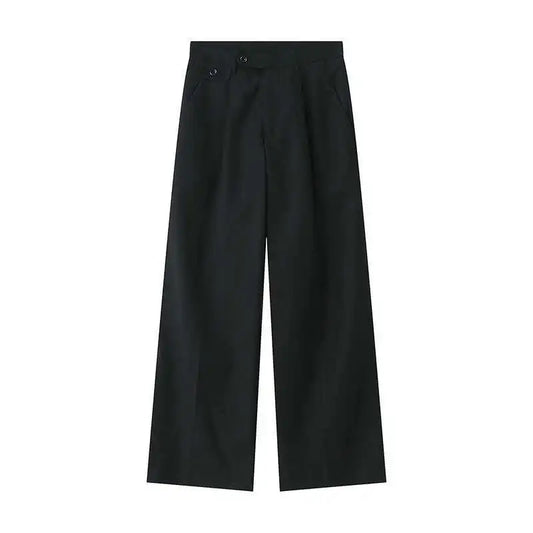 Men'S Wear Spring New Suit Pants Loose Straight Korean Fashion Simple Solid Color Male Casual Trousers Wide Leg 9A6959