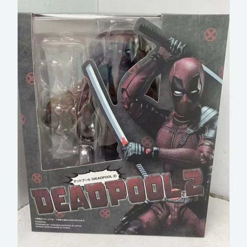 16Cm Deadpool 2 SHF Action Figure PVC Superhero Collection Doll Movable Model Toys Joint Movable Dolls Kids Birthday Gift