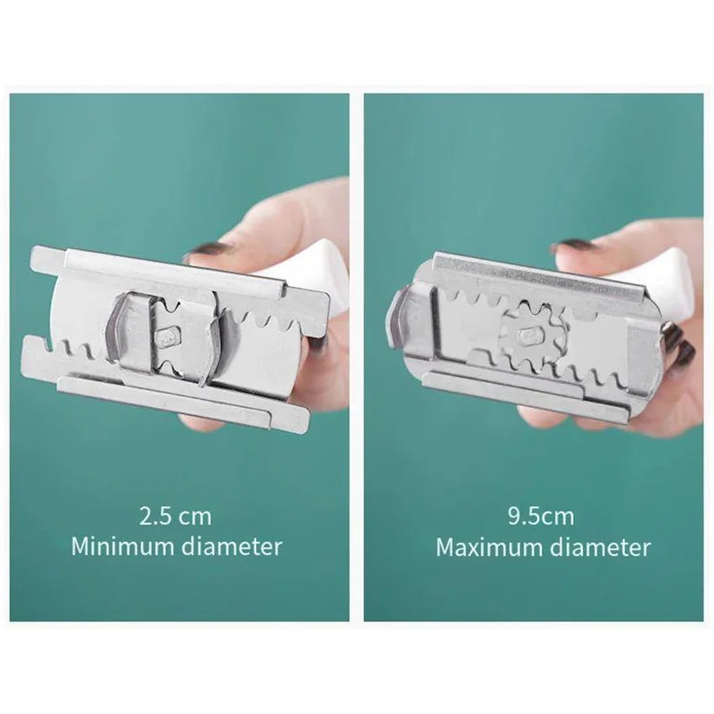 1PC Multi-Function Bottle Jars Cap Opener Manual Jar Lids Opener Adjustable Stainless Steel Tool for Home Kitchen Accessories