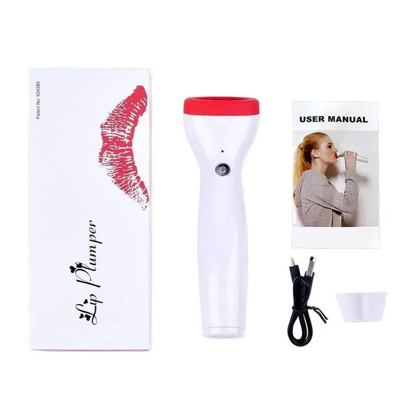 Silicone Lip Plumper Device Electric Lip Plump Enhancer Care Tool Natural Sexy Bigger Fuller Lips Enlarger Labios Aumento Pump