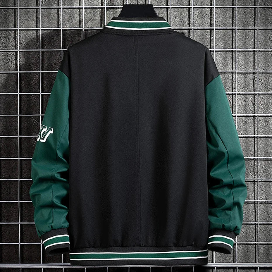 10XL plus Size Baseball Jacket Men Fashion Casual Patchwork Jacket Coat Male Varsity Jacket Coat Vêtement Homme