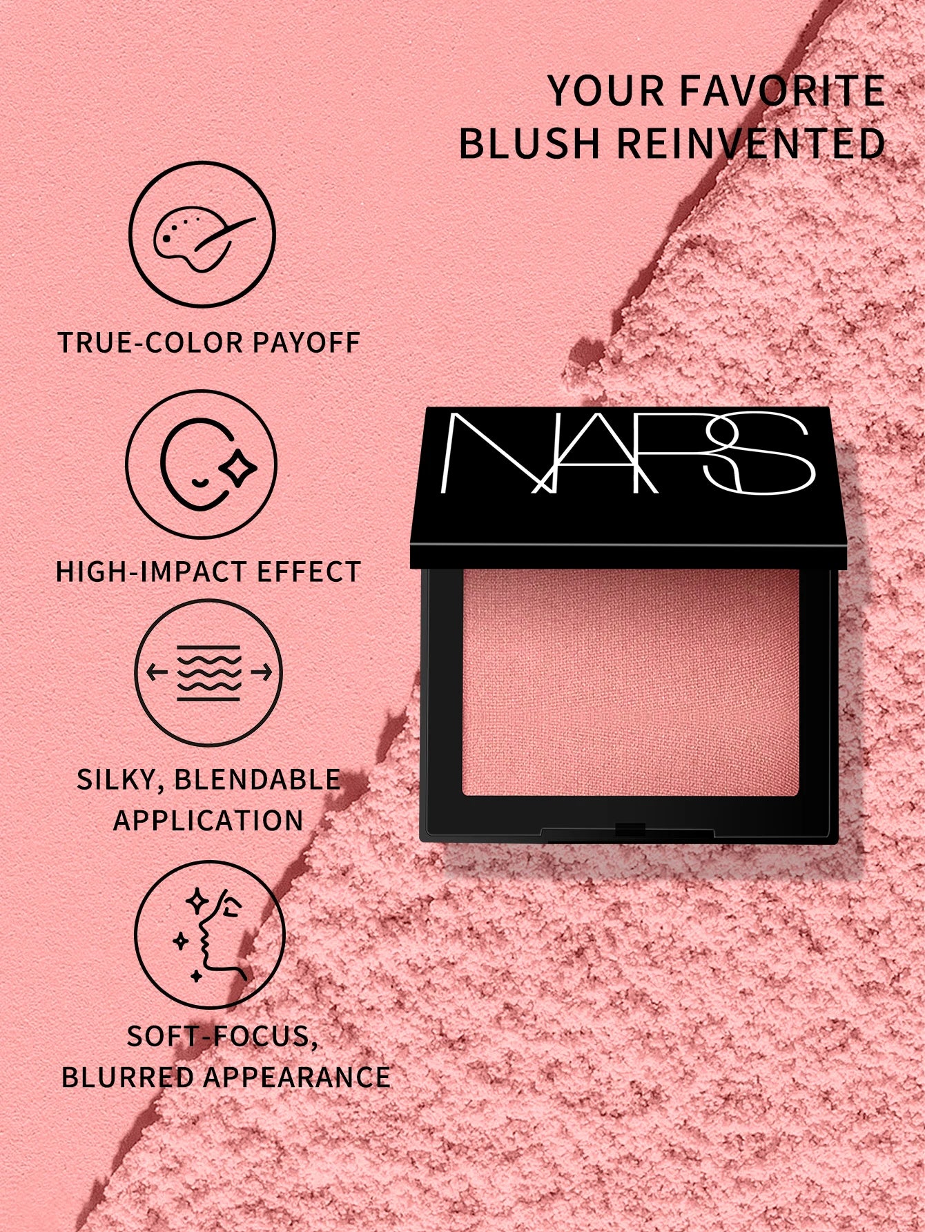 Blush Mini Size - Orgasm - Pressed Powder - 0.09Fl.Oz./2.5G