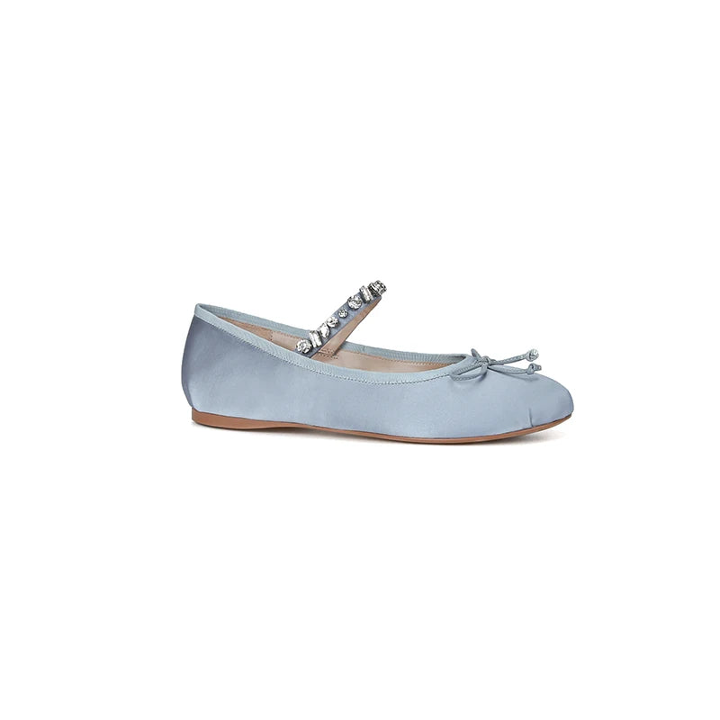 Ladies Ballet Flats New in Sandals Women Lolita Casual outside 2025 Atutmn Fashion Slides Butterfly-Knot Female Mary Jane Shoes