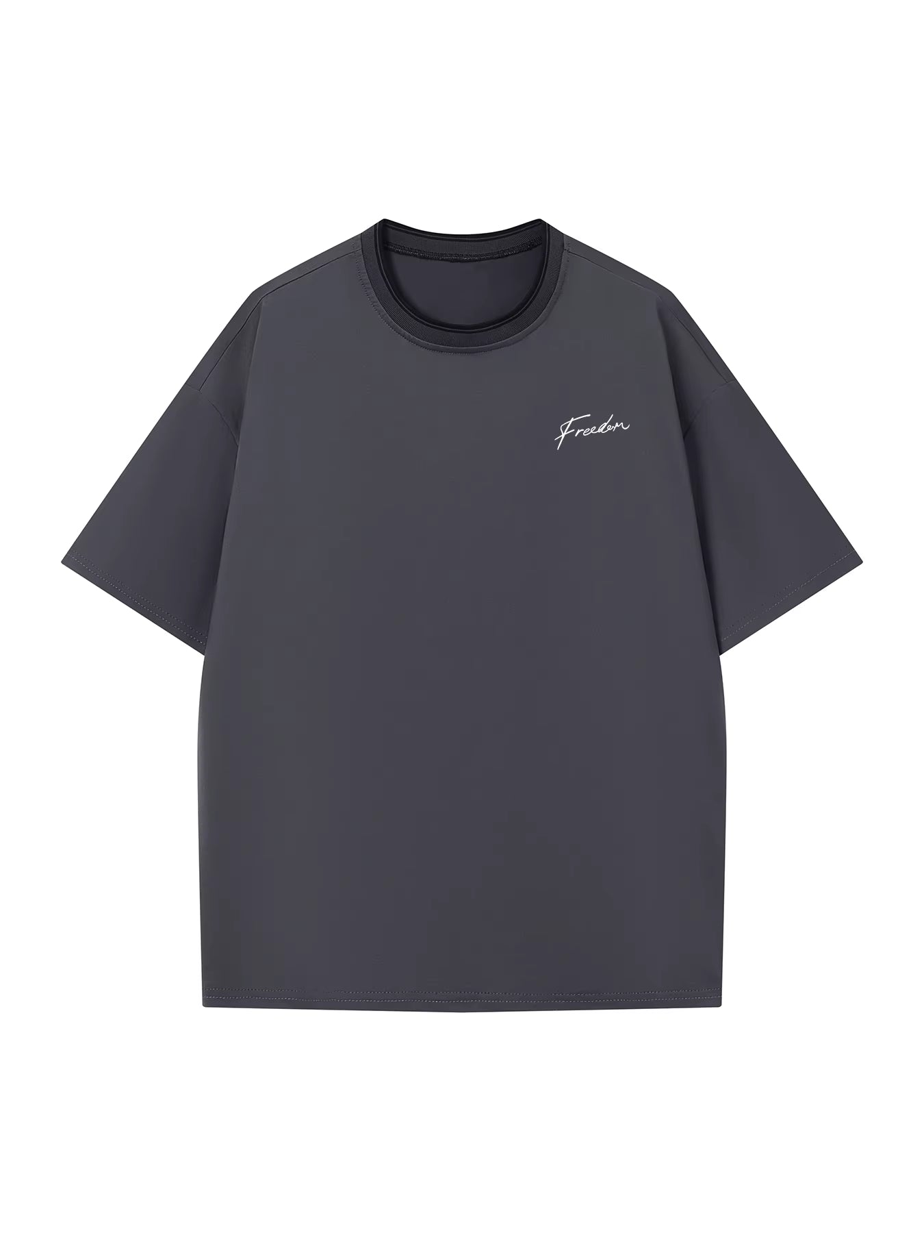 Creative Geometric Graphic Print Short Sleeve T-Shirt for Men, Summer Outdoor Casual Crew Neck Top Shirt