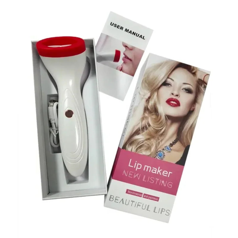 Silicone Lip Plumper Device Electric Lip Plump Enhancer Care Tool Natural Sexy Bigger Fuller Lips Enlarger Labios Aumento Pump