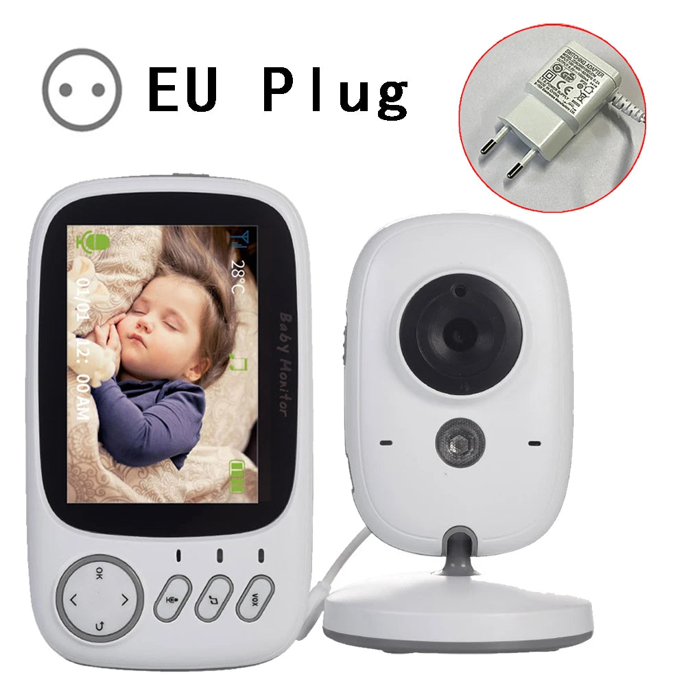 3.2 Inch LCD Wireless Color Video Baby Monitor VB603 Night Vision Nanny Monitor Lullabies Surveillance Security Baby Camera