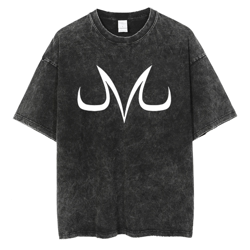 Anime Berserk Logo Graphic Printed T Shirt Men Women Vintage Manga T-Shirts Washed Cotton Tshirt Harajuku Male Oversized Tee