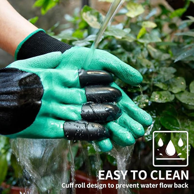 2 Counts Set Pairs Garden Gloves,Garden Gloves with Claws for Digging,Planting,Weeding,Seeding-Waterproo.