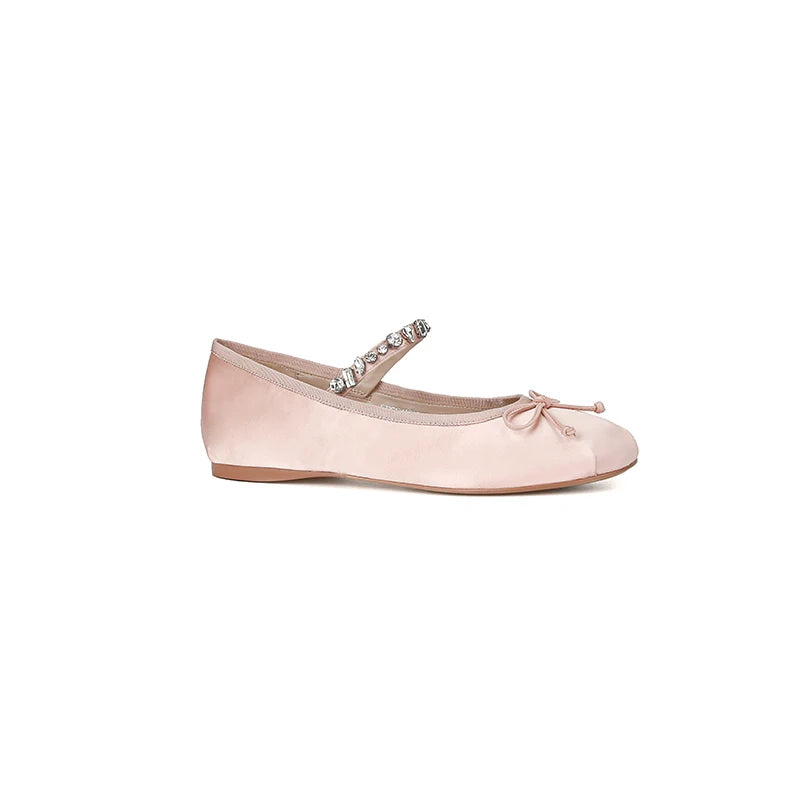 Ladies Ballet Flats New in Sandals Women Lolita Casual outside 2025 Atutmn Fashion Slides Butterfly-Knot Female Mary Jane Shoes