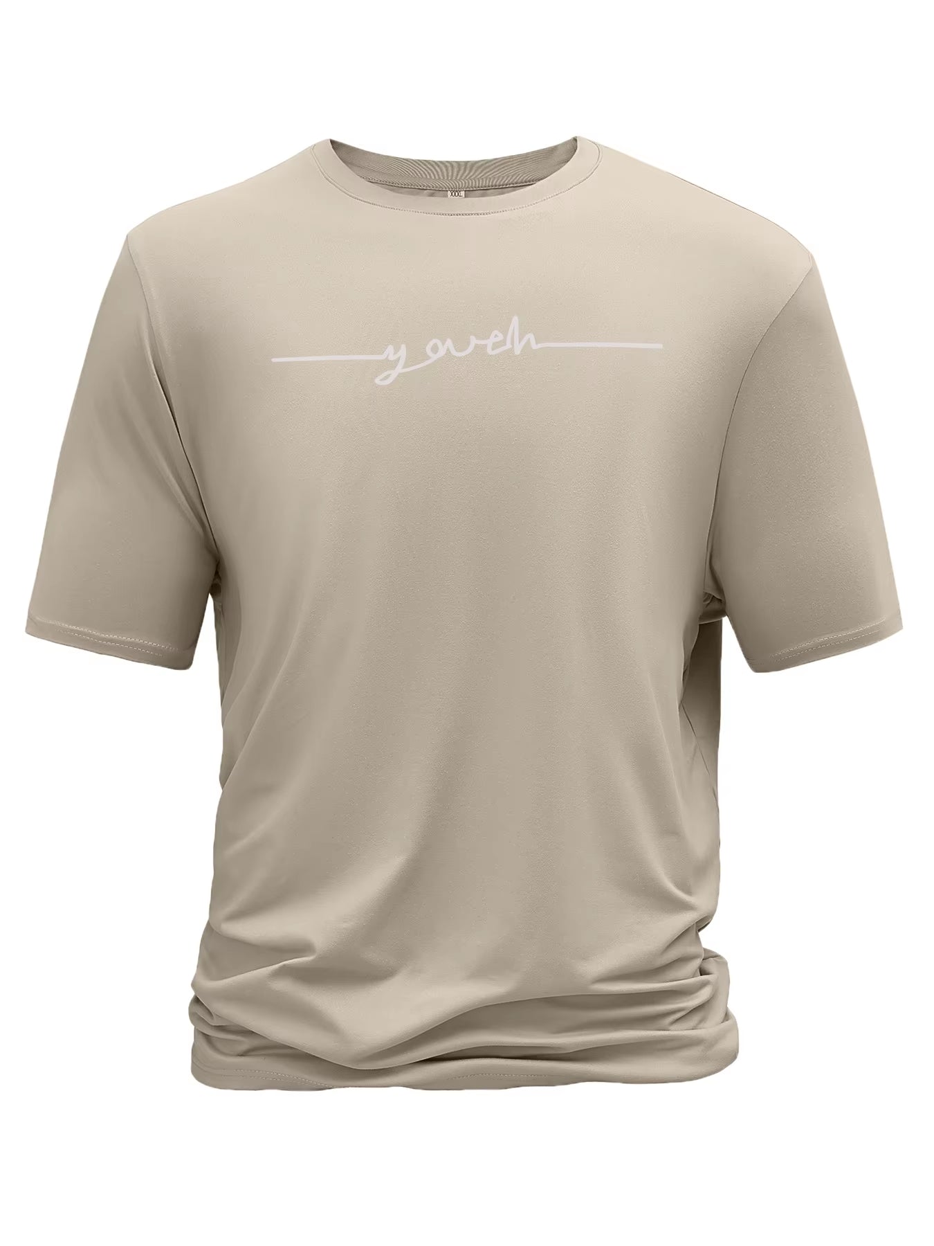 Creative Geometric Graphic Print Short Sleeve T-Shirt for Men, Summer Outdoor Casual Crew Neck Top Shirt