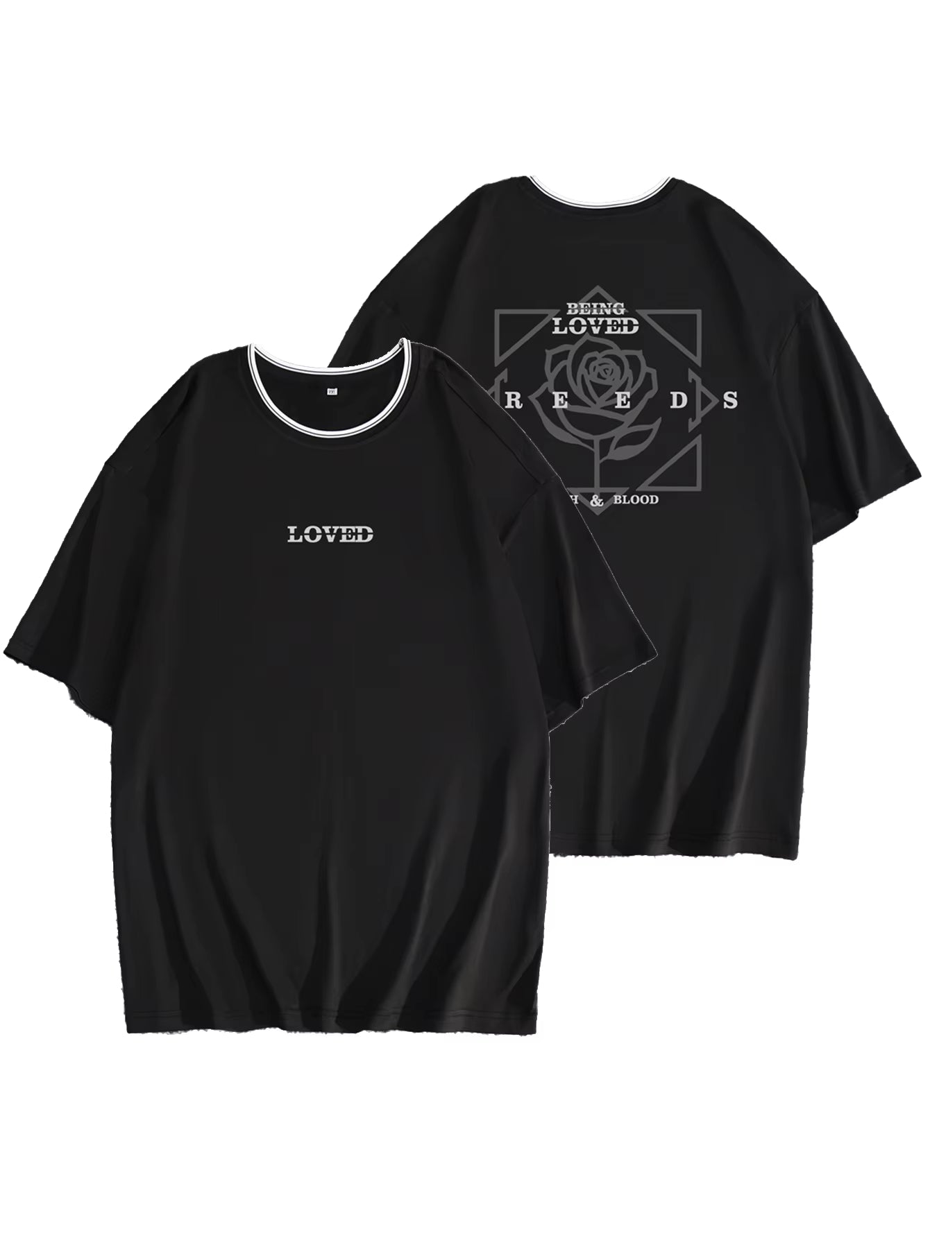 Creative Geometric Graphic Print Short Sleeve T-Shirt for Men, Summer Outdoor Casual Crew Neck Top Shirt
